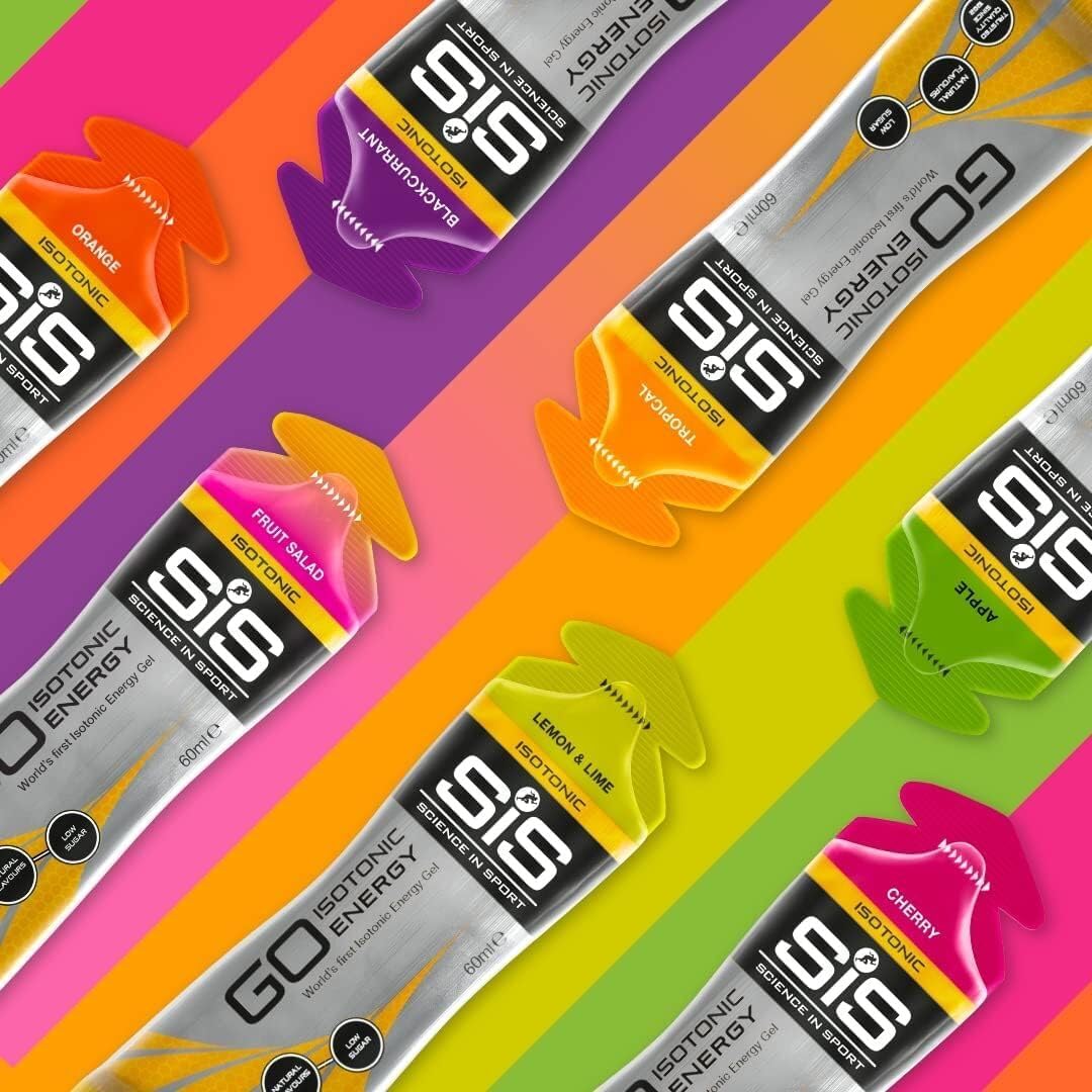 Science in Sport| Go Isotonic Energy Gel| High Carbohydrate| Improves Performance| Low Sugar |Vegan| Consume Directly from Packaging| Pack of 6| 60ml| Lemon & Lime Flavoured-5