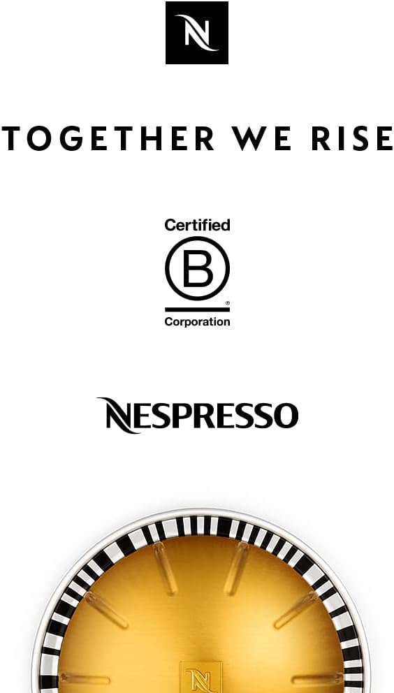 Nespresso Original Coffee Pods, 50 Mixed Pack - 10 Volluto, 10 Roma, 10 Cosi, 10 Vivalto and 10 Arpeggio Capsules for Nespresso Machines. Make Espressos, Cappuccino and Macchiato. Recyclable Pods-7