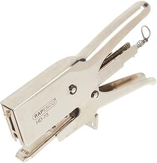 Rapesco 1169 HD-73 Heavy Duty Staple Plier, Uses Type 73/6-12 mm Staples, Silver