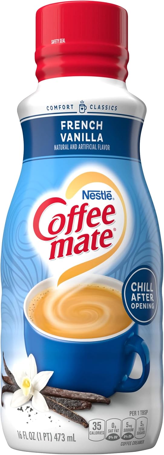 Coffee-mate French Vanilla Liquid Coffee Creamer, 16 fl oz-0