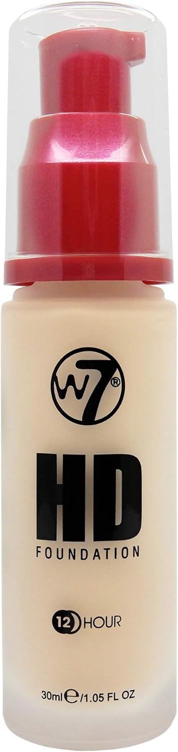 W7 Hi Definition Camera Ready Foundation True Beige - 30 ml-0