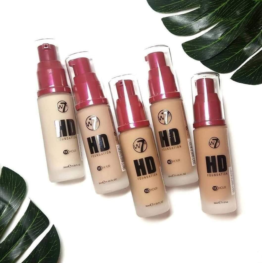 W7 Hi Definition Camera Ready Foundation True Beige - 30 ml-4