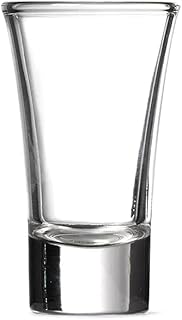 bar@drinkstuff City Shot Glasses 2.4oz / 70ml - Set of 6 Fluted Shot Glasses, Shooter Glasses