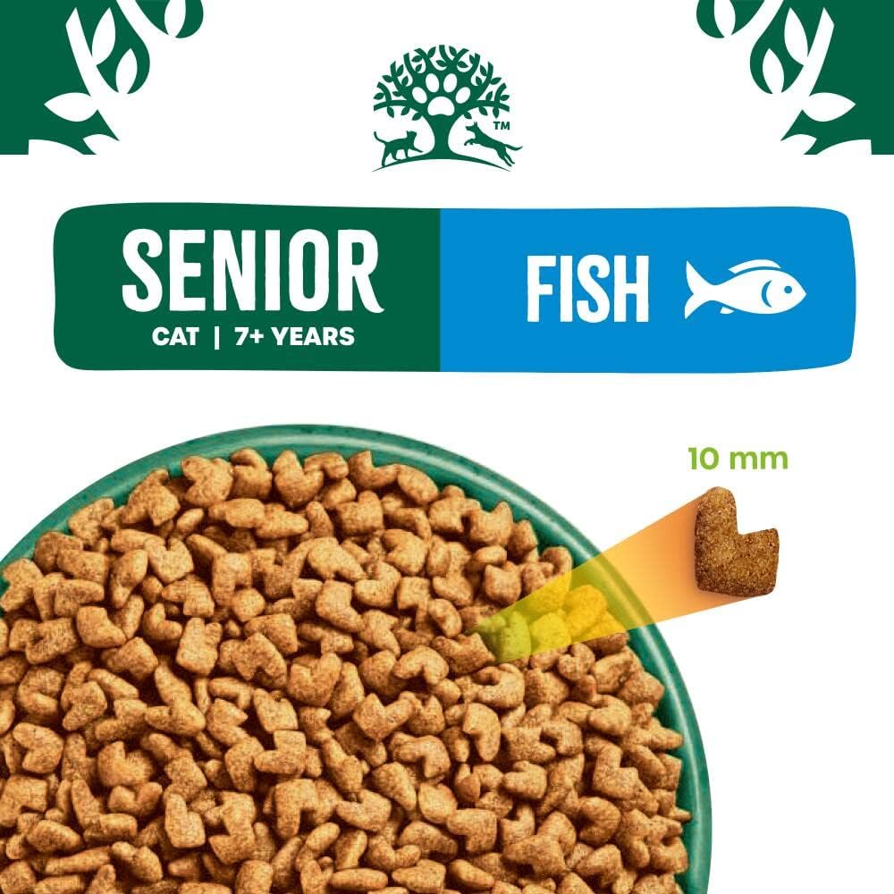 James Wellbeloved Senior Fish 4 kg Bag, Hypoallergenic Dry Cat Food-3