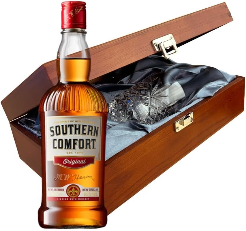 Southern Comfort Whisky 70cl In Luxury Box With Royal Scot Glass-0