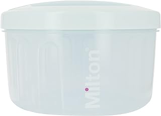 MILTON Combi Microwave Or Cold Water Steriliser in White – Fits Five Wide Neck Bottles of Any Brand