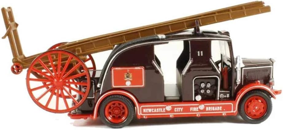 Oxford Diecast 76LC001 Leyland Cub FK7 Newcastle City Fire Brigade-0