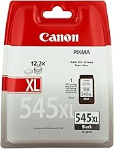 Canon Ink - PG-545XL High Yield Genuine Black Printer Ink Cartridge - Prints Up to 400 A4 Pages (1 x Cartridge) - Compatible with PIXMA TR, IP, MX, MG & TS