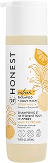 Honest Shampoo & Body Wash, Perfectly Gentle Sweet Orange Vanilla, 10 Ounce