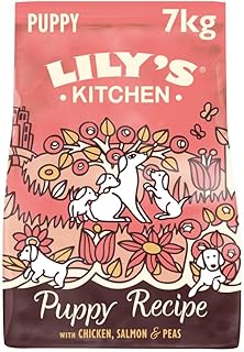 Lily's Kitchen Made with Natural Ingredients Puppy Dry Dog Food Chicken, Salmon & Peas Grain-Free Recipe 7kg