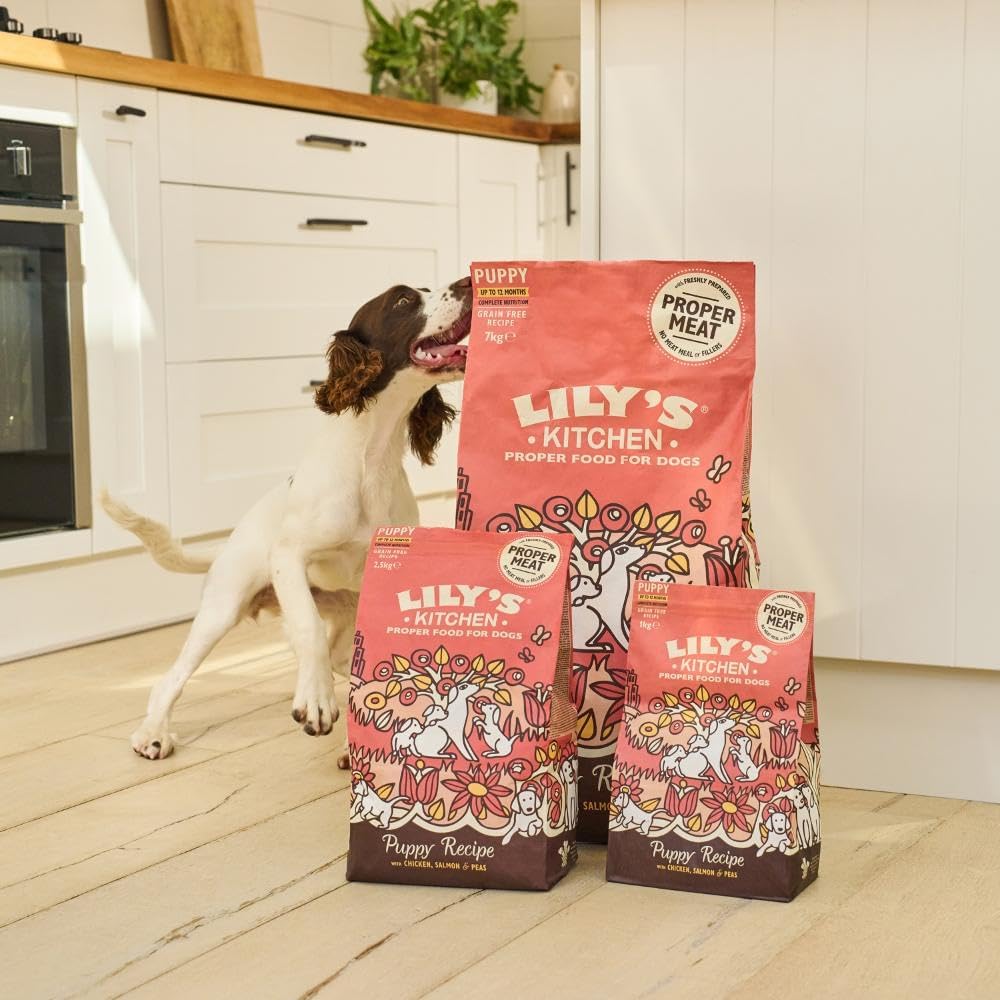 Lily's Kitchen Made with Natural Ingredients Puppy Dry Dog Food Chicken, Salmon & Peas Grain-Free Recipe 7kg-4