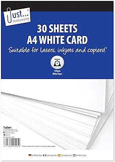 Just stationery 5095 A4 30 Sheet White Card