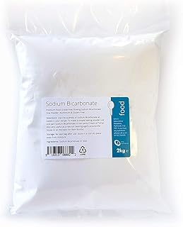 SODIUM BICARBONATE of Soda - 2kg | 100% Food Grade | Cooking, Bath Bombs & Cleaning