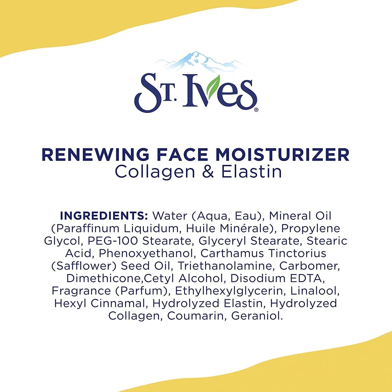 St Ives Collagen Elastin Face Moisturizer Timeless Skin 10 oz. Jar (3-Pack)-8