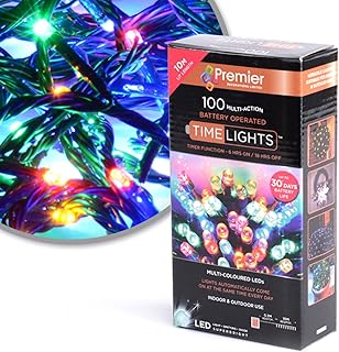 Premier LB112383M B-O 100 Led Lights, Multi-Colour