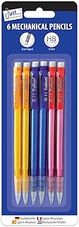 Just stationery Mechanical Pencil with Eraser (Pack of 6)