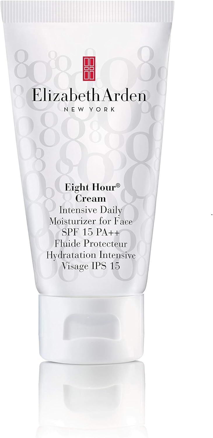 Elizabeth Arden Aloe Vera Eight Hour Cream, Intensive Daily Face Cream Moisturizer SPF15, 50 ml (Pack of 1)-0