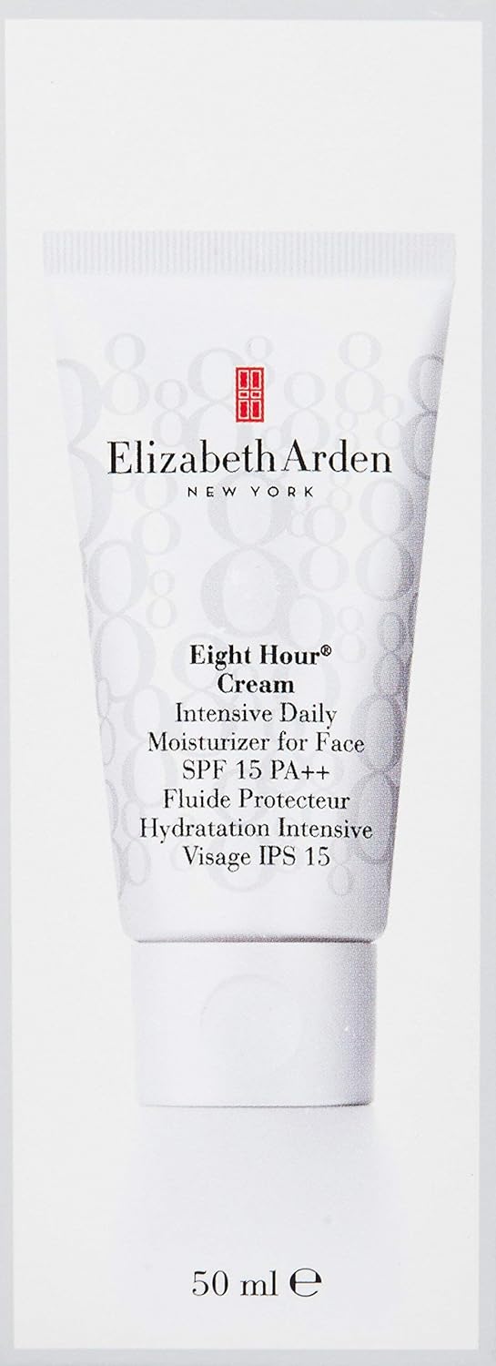 Elizabeth Arden Aloe Vera Eight Hour Cream, Intensive Daily Face Cream Moisturizer SPF15, 50 ml (Pack of 1)-1