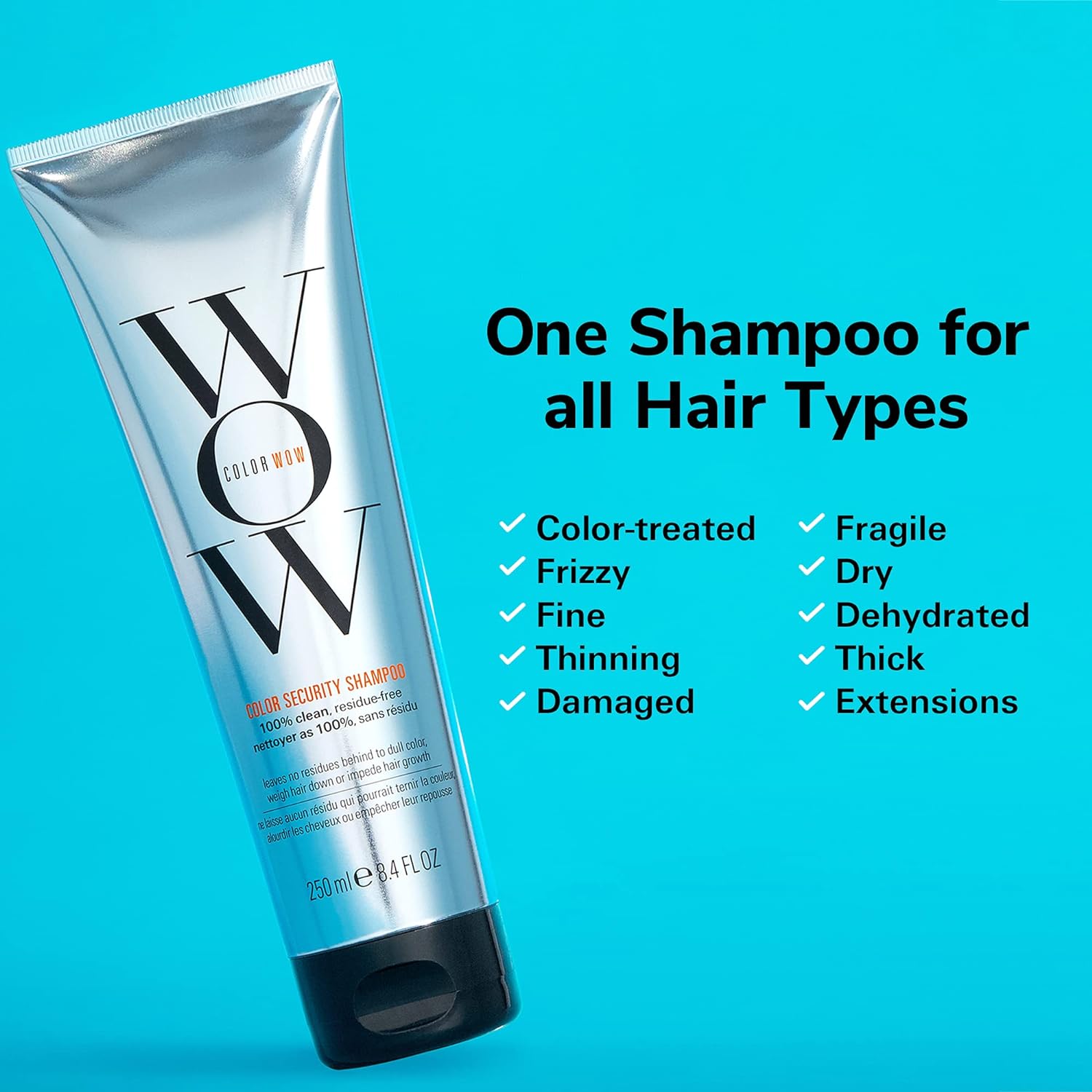 COLOR WOW Color Security Shampoo - Sulfate Free & Residue-Free Formula | Healthy Looking Hair & Scalp-4