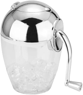 bar@drinkstuff Chrome Plated Ice Crusher Cocktail Ice Crusher, Ice Cube Crusher