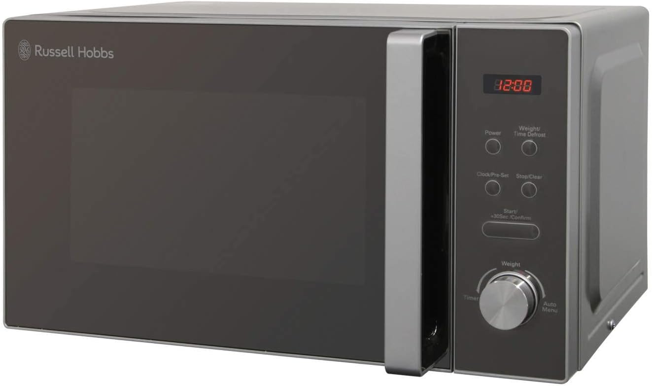 Russell Hobbs RHM2076S Freestanding Compact Microwave, 800 W, 20 liters, Silver-0