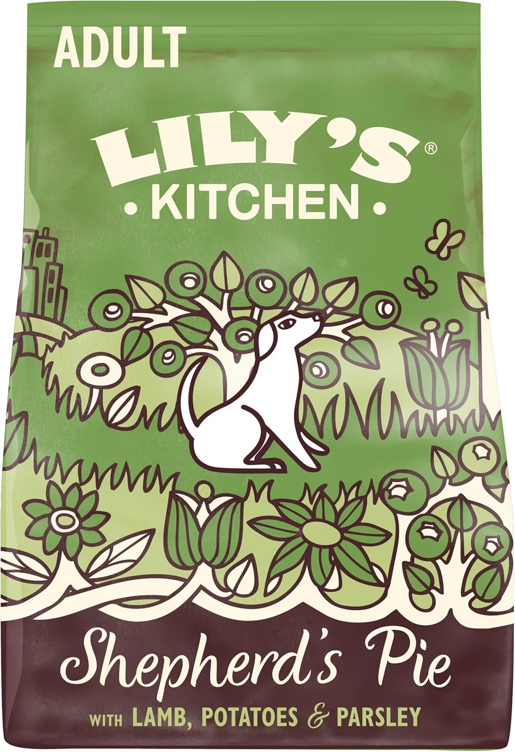 Lily’s Kitchen Made with Natural Ingredients Adult Dry Dog Food Shepherd’s Pie Balanced Recipe 2kg Bag-0