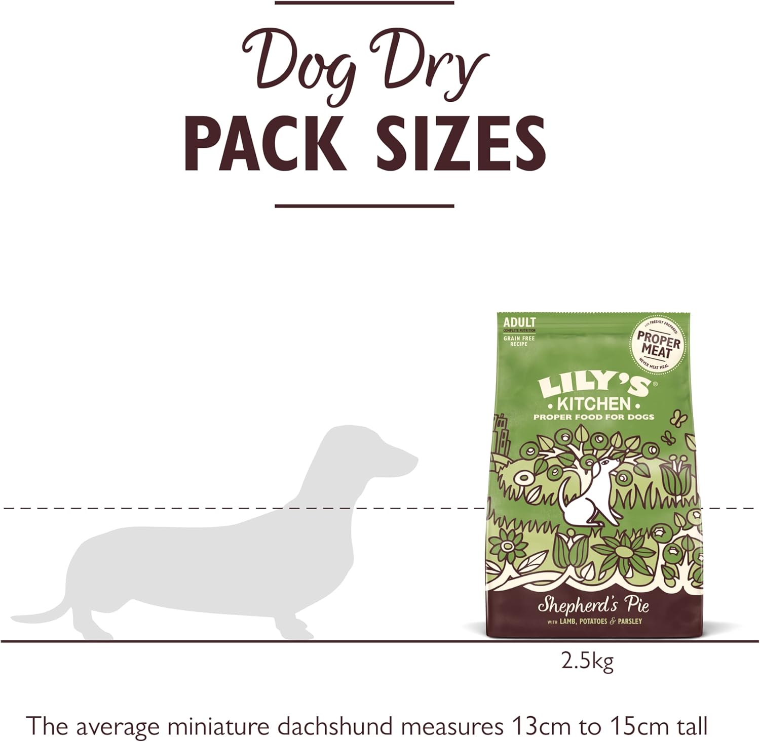 Lily’s Kitchen Made with Natural Ingredients Adult Dry Dog Food Shepherd’s Pie Balanced Recipe 2kg Bag-7