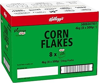 Kellogg's Corn Flakes Bag Pack 8 x 500g