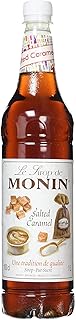 Monin Salted Caramel Syrup Syrups and Cordials, 1L, Single