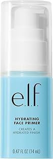 e.l.f., Hydrating Face Primer, Lightweight, Long Lasting, Creamy, Hydrates, Smooths, Fills in Pores and Fine Lines, Natural Matte Finish, Infused with Vitamin E, 0.47 Oz