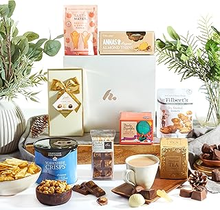 Ultimate Treats Gift Hamper - Chocolates, Sweets, Biscuits, Truffles, Artisan Tea, Snacks | Food Gifts For Men, Birthday Hampers For Women, Thank You Hampers & Gourmet Gifts, Clearwater Hampers