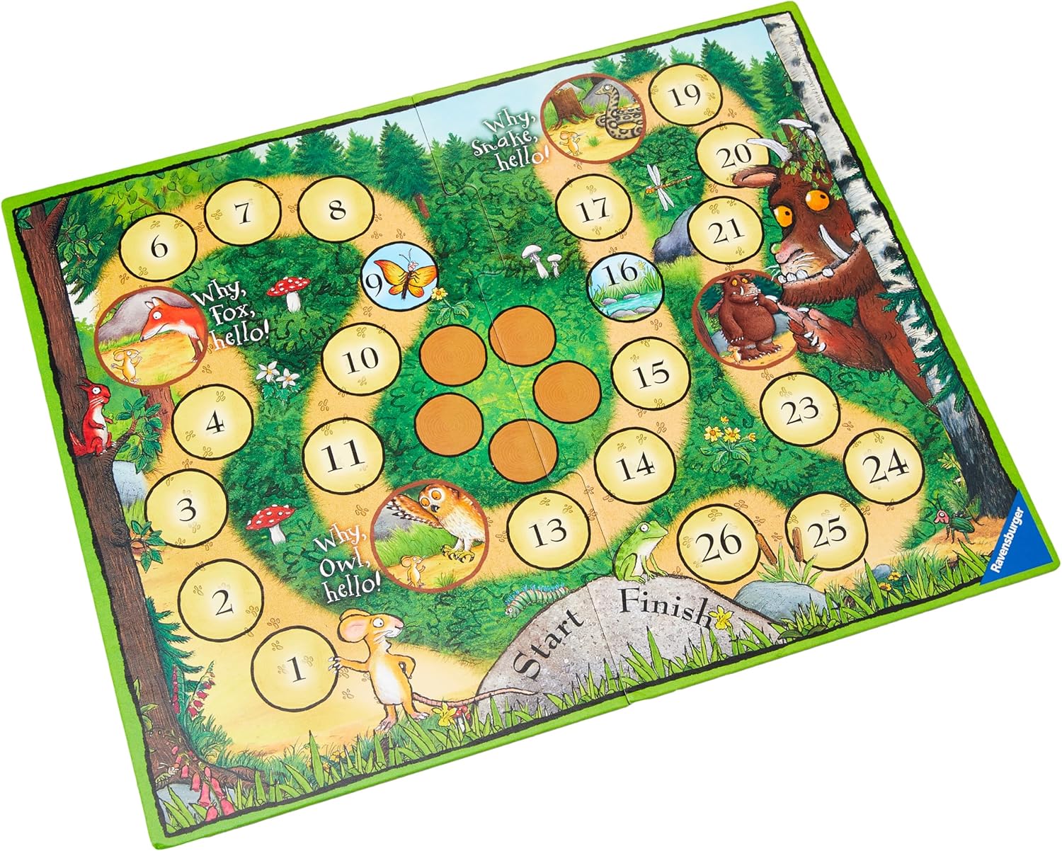 Ravensburger The Gruffalo Deep Dark Wood Board Game for Kids Age 4 Years and Up - Gruffalo Toy-1