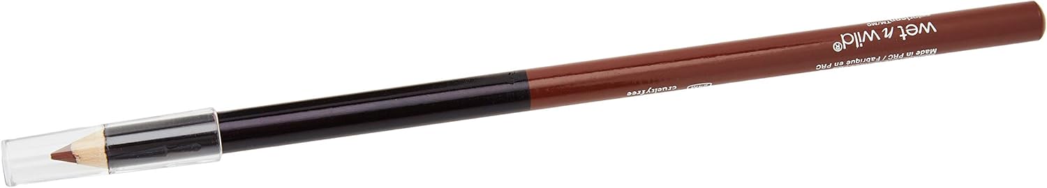 Wet n Wild, Color Icon Lipliner Pencil, Lip Pencil with Rich, Creamy and Anti-Smudge Formula, Precise Application Lip Liner with Silky Texture and Full, Vibrant Color, Chestnut-2