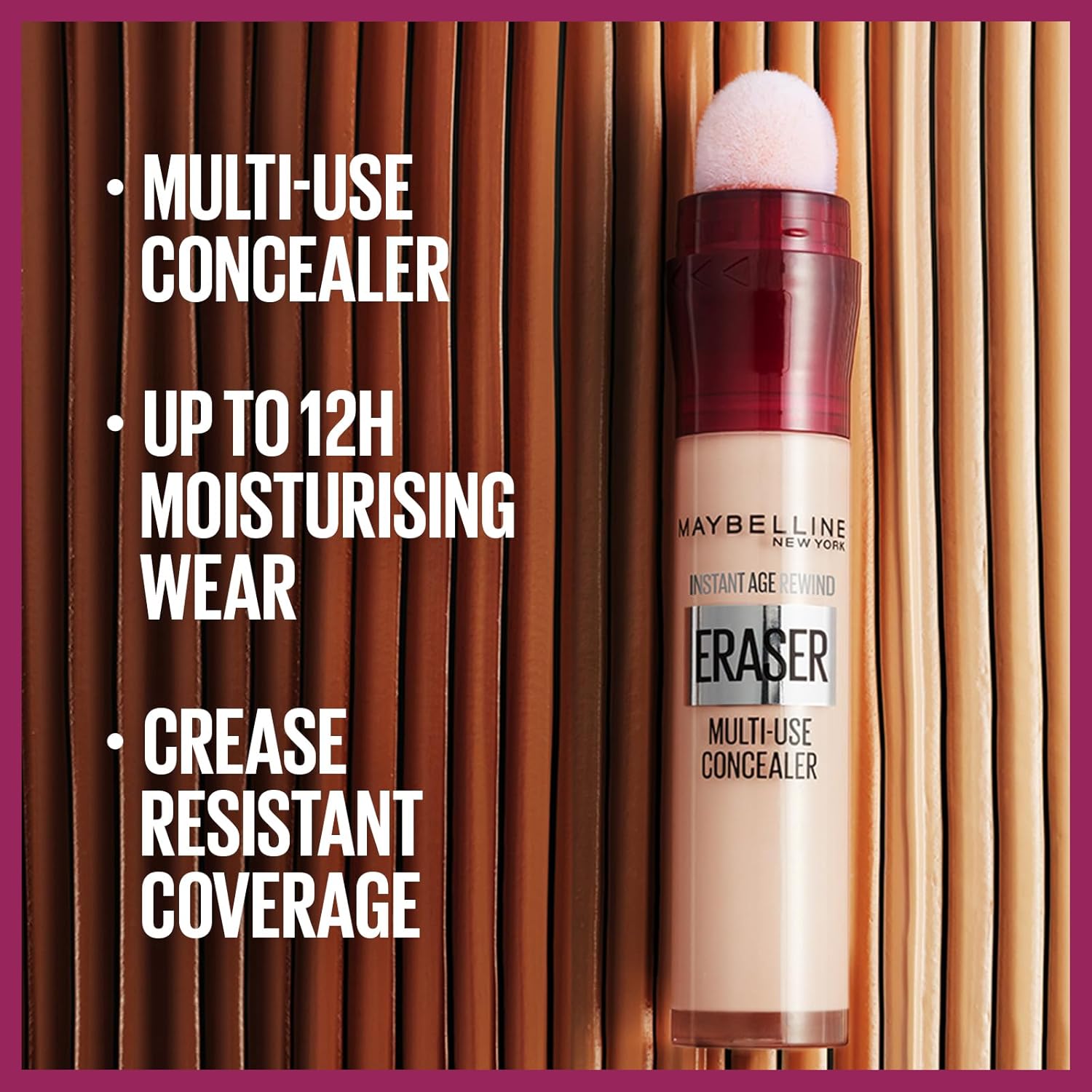 Maybelline Concealer Instant Anti Age Eraser Eye Concealer, Dark Circles and Blemish Concealer, Ultra Blendable Formula 01 Light-2