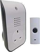 Unicom 62202 Uni-Com Curve Plug Through Door Chime, White