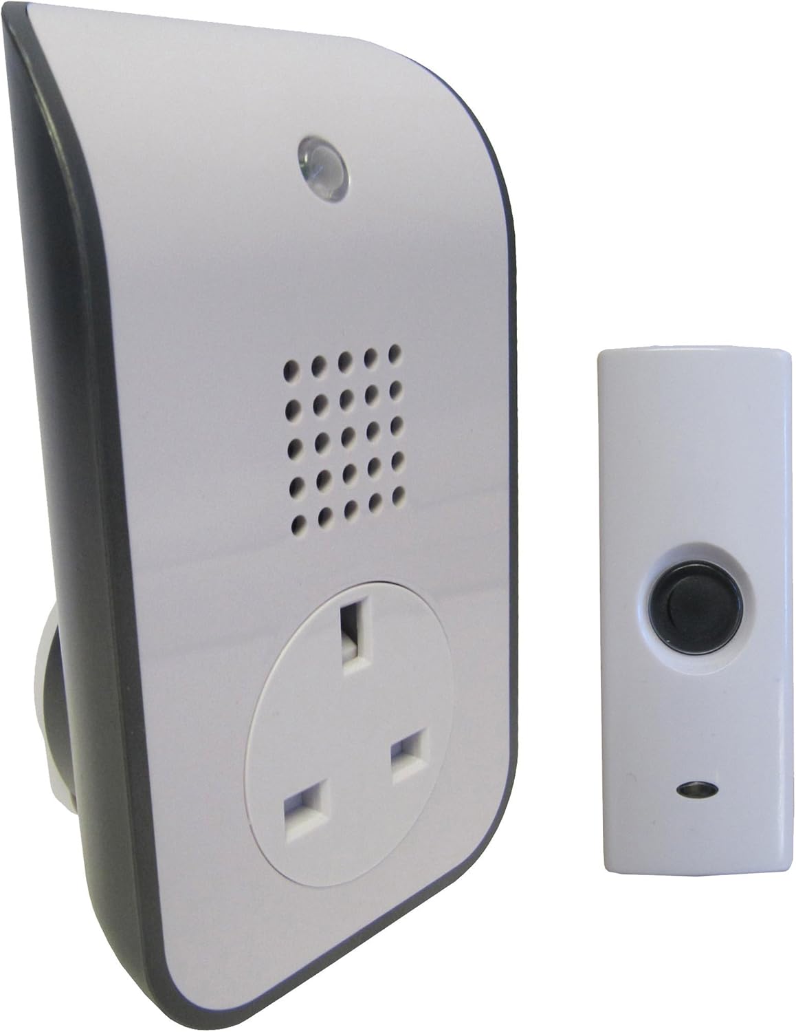 Unicom 62202 Uni-Com Curve Plug Through Door Chime, White-0