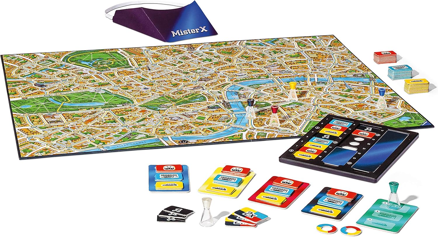 Ravensburger Scotland Yard Strategy Board Games for Families - Children & Adults Age 8 Years Up - 2 to 6 Players - Kids Gifts-8