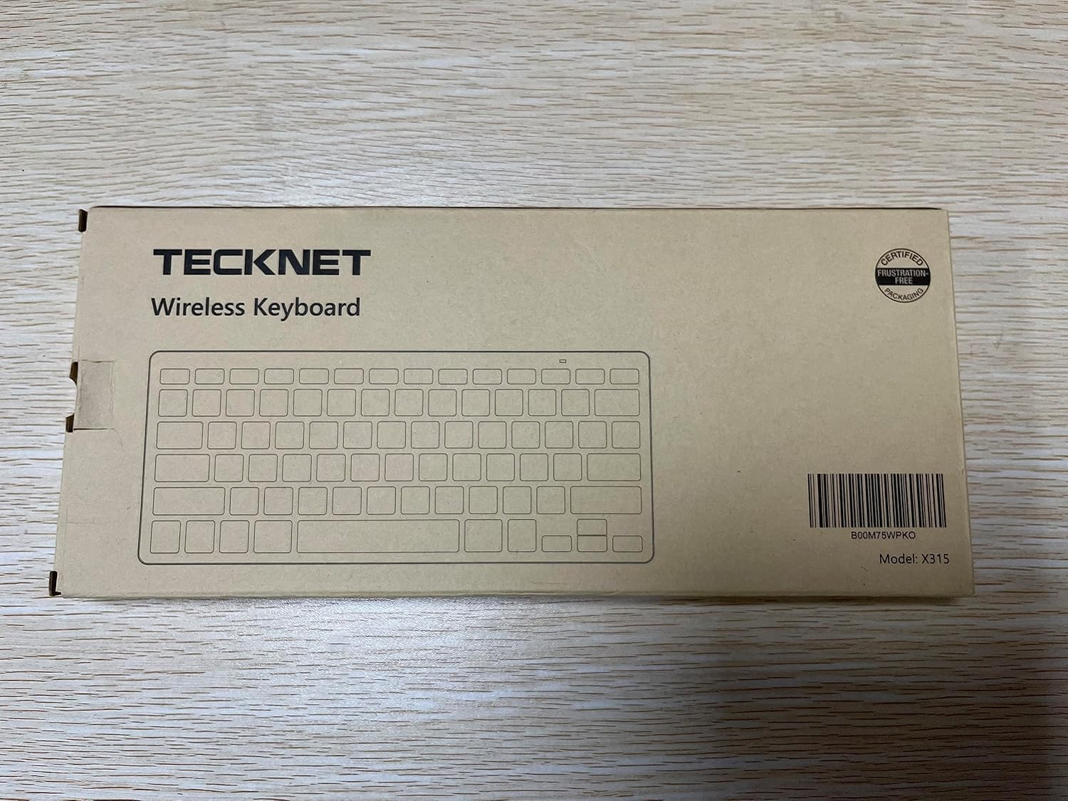 TECKNET 2.4G Wireless Keyboard For Windows/Chrome OS, UK Layout Compact Mini Keyboard, Small Silent Whisper-Quiet Keyboard with 12 months Battery Life (Black)-12