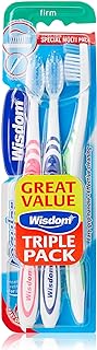 Wisdom Regular Fresh Plus Firm Toothbrushes - Triple pack