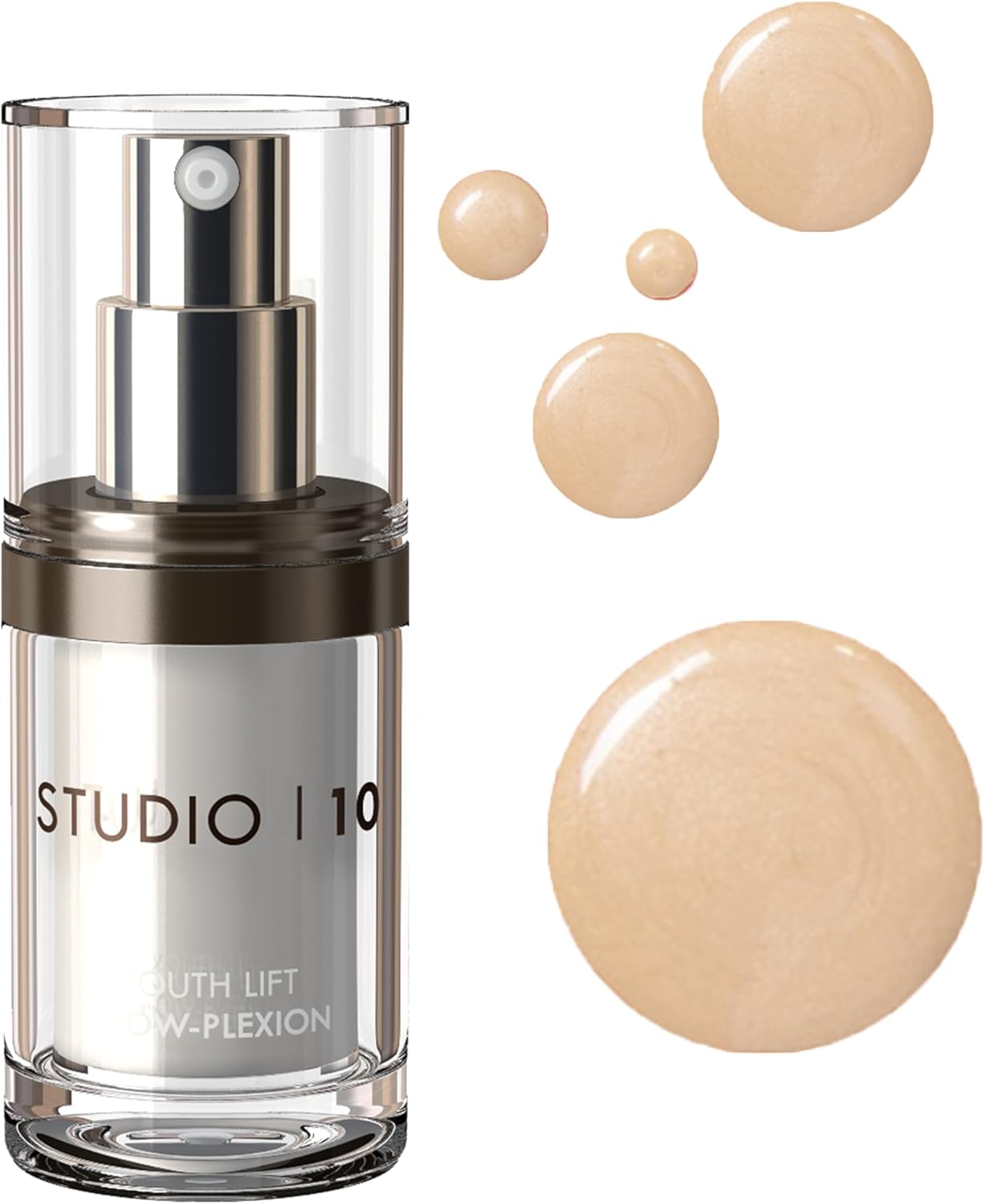 Studio 10 Skin Lift Glow-Plexion - Liquid Glow Primer, Illuminator and Highlighter - Hydrates, Firms & Lifts Mature Skin for a Youthful Radiant Glow - Versatile Face Makeup - Illuminating Primer-0