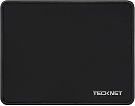 TECKNET Mouse Mat 270 x 210 x 3 mm Gaming Mouse Pad, Non-Slip Rubber Base, Waterproof Surface, Stitched Edges Mouse pad, Compatible with Laser and Optical Mice