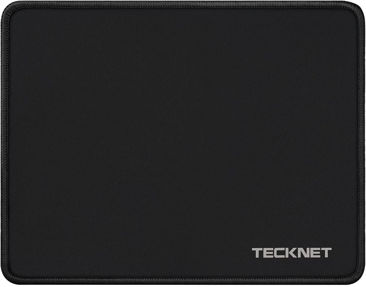 TECKNET Mouse Mat 270 x 210 x 3 mm Gaming Mouse Pad, Non-Slip Rubber Base, Waterproof Surface, Stitched Edges Mouse pad, Compatible with Laser and Optical Mice-0