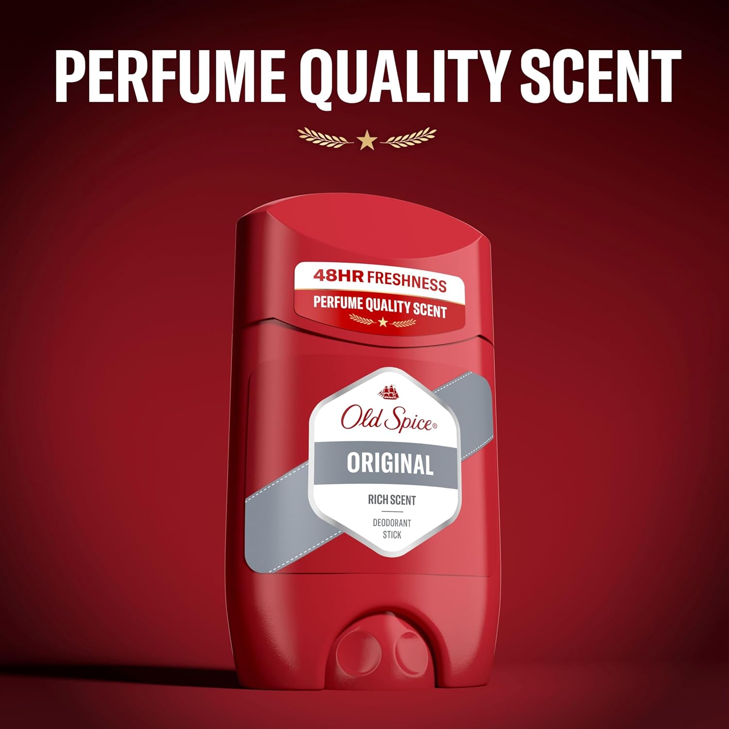 Old Spice Original Deodorant Stick For Men, Aluminium Free, Long Lasting Perfume Quality Scent, 48H Fresh, Invisible on Black & White, Multipack 6 x 50ml-3