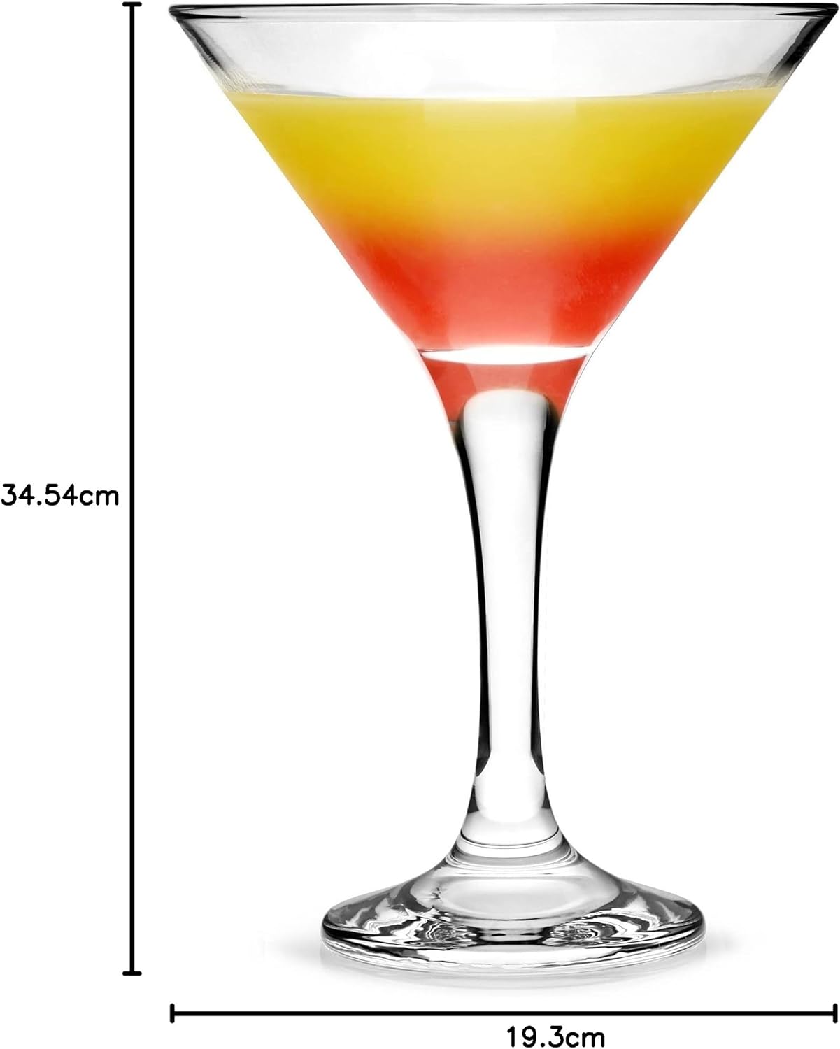 bar@drinkstuff Essence Martini Cocktail Glasses 175ml - Set of 6 - Gift Boxed Classic V Shaped Martini Glasses for Serving Cocktails-8