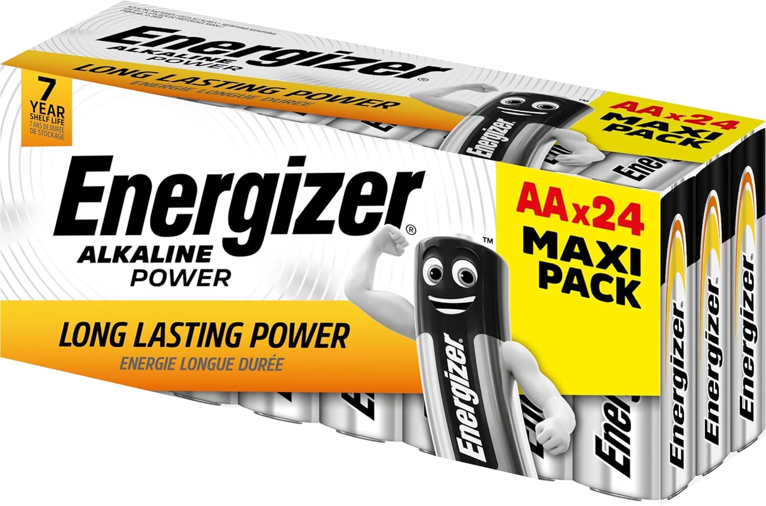 Energizer Aa Pack Of 24 Alkaline Batteries E300456400-0