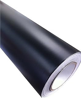 Direct Products Matt Black Vinyl Car Wrap (Air/Bubble Free) 1520mm x 400mm