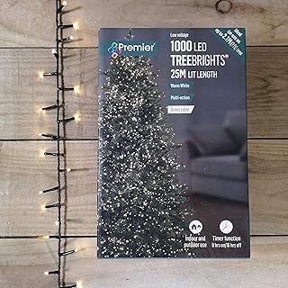 1,000 LED (25 Meter) Premier TreeBrights Cluster Tree Lights in Warm White