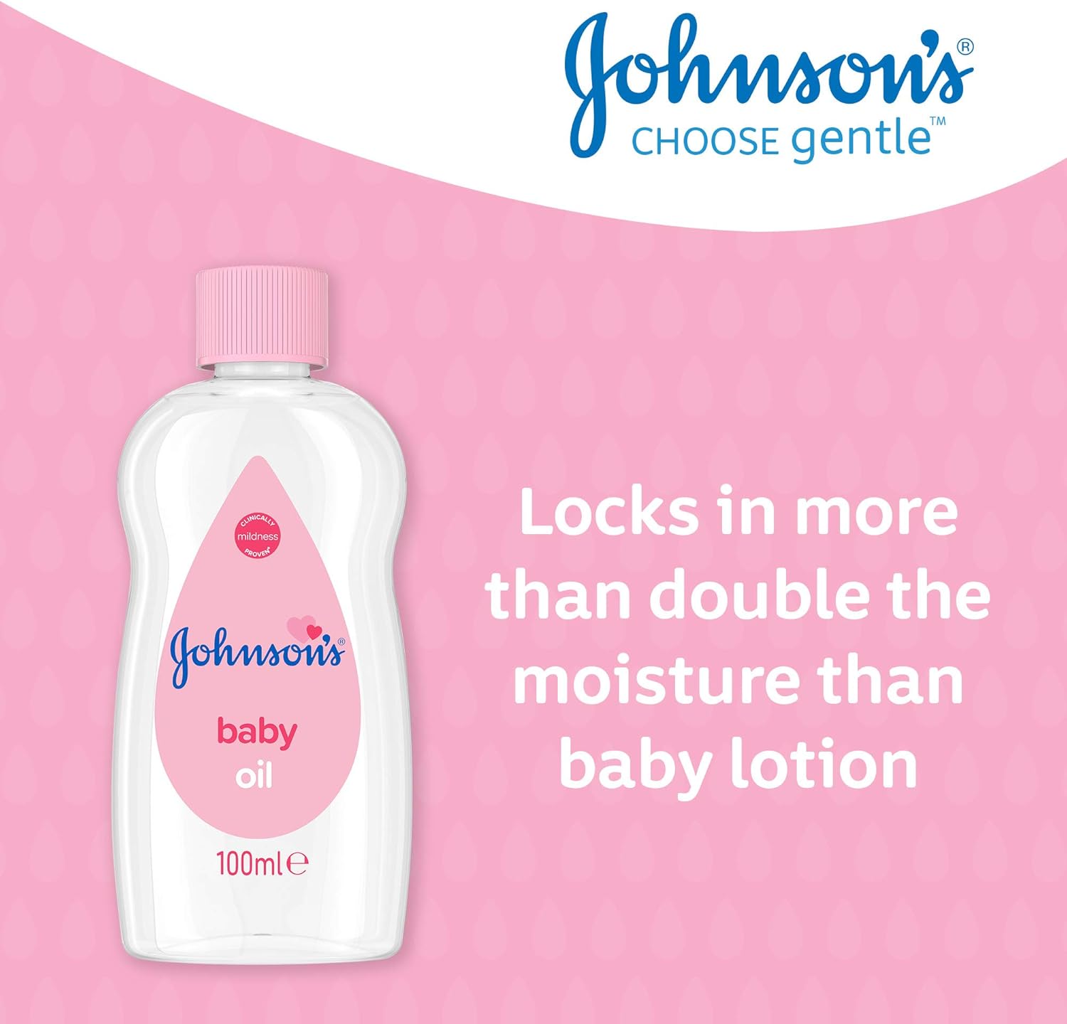 Johnson's Baby Oil, 100 ml (Pack of 1)-1