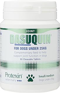 Protexin Veterinary Dasuquin Advanced Joint Supplement for Dogs under 25kg, with ASU, Glucosamine HCl and Chondroitin for Joint Care and Support - 80 Chewable Tablets