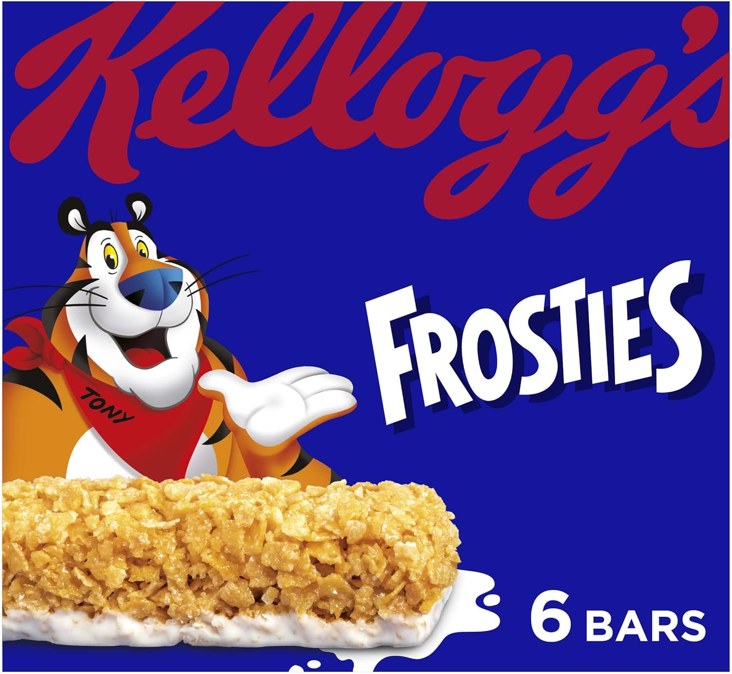 Kellogg's Frosties Cereal and Milk Bars Box, 6 x 25g-0